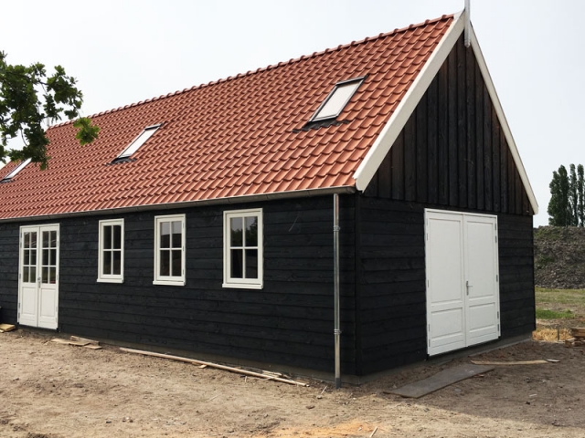 Nieuwbouw garage door Timmerbedrijf Joris Munster